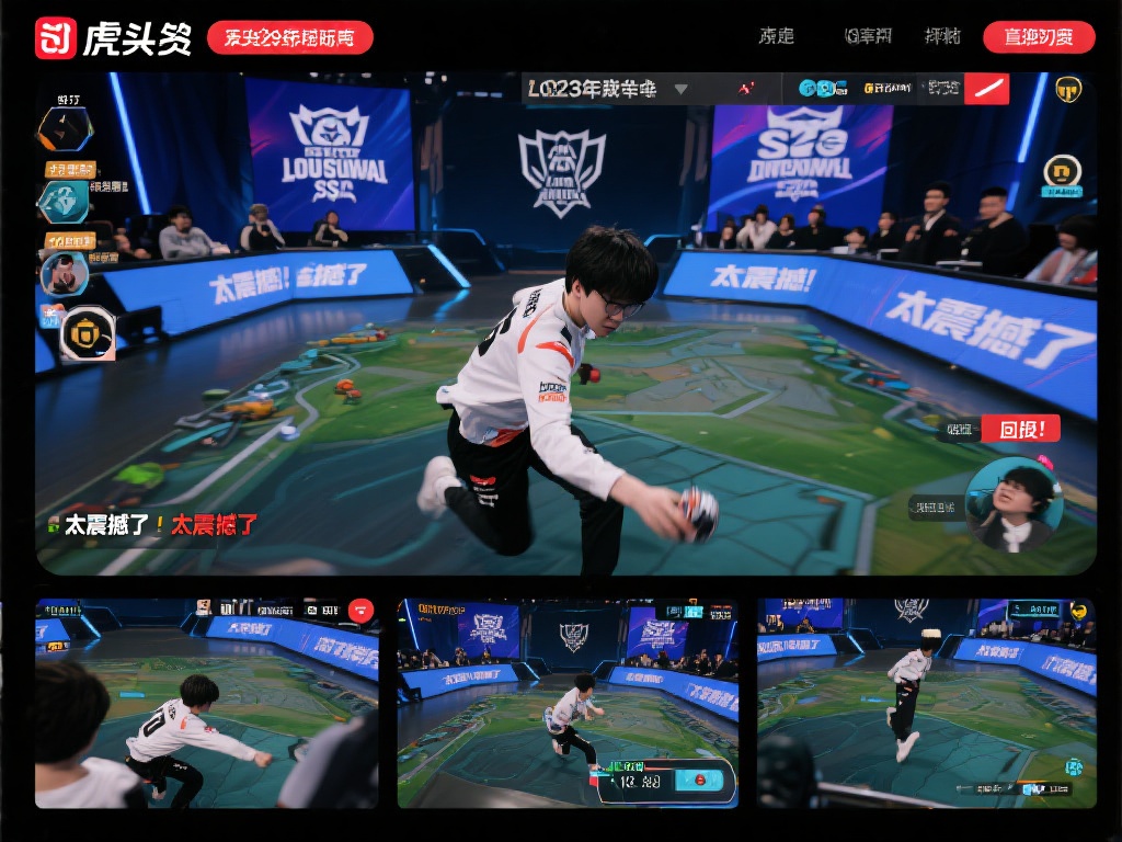 LOL全球总决赛直播虎牙，多视角切换观赛更精彩刺激