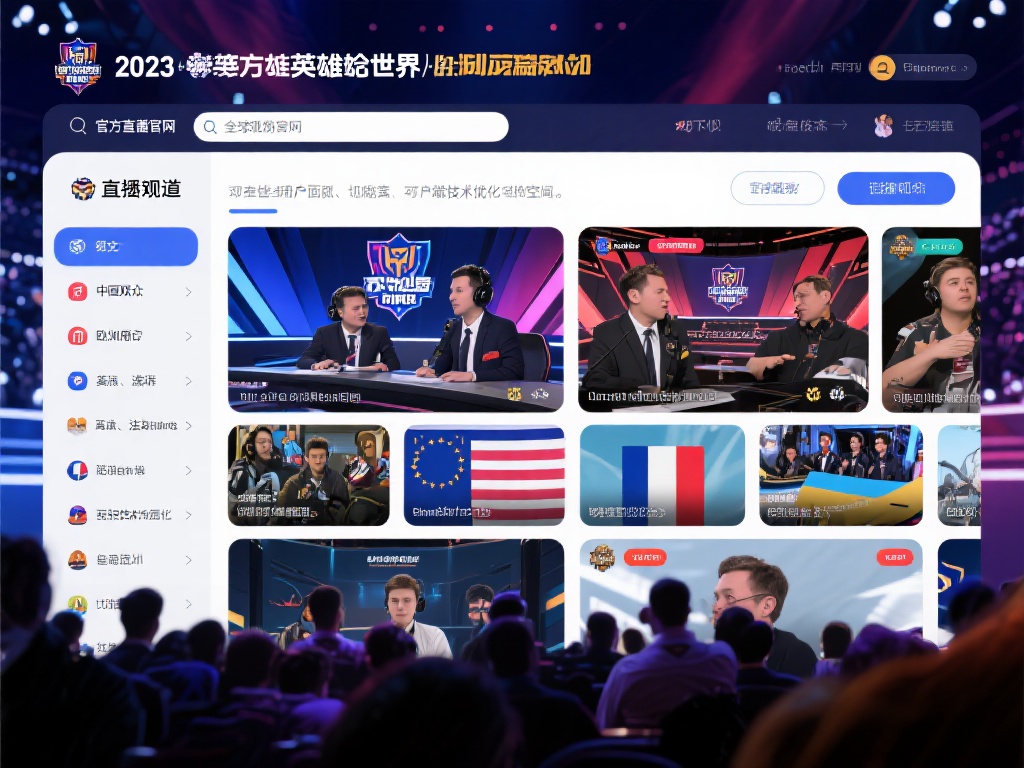 英雄联盟比赛直播官网入口是否支持多语言切换功能？