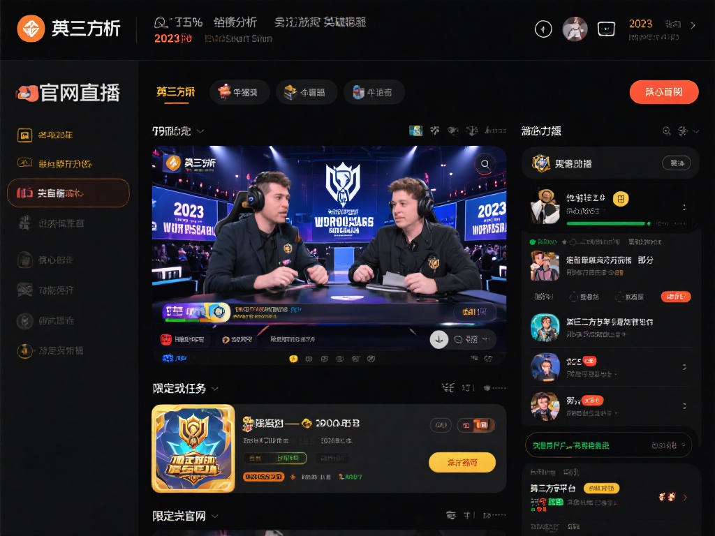 英雄联盟官网比赛直播与第三方平台区别详解及对比